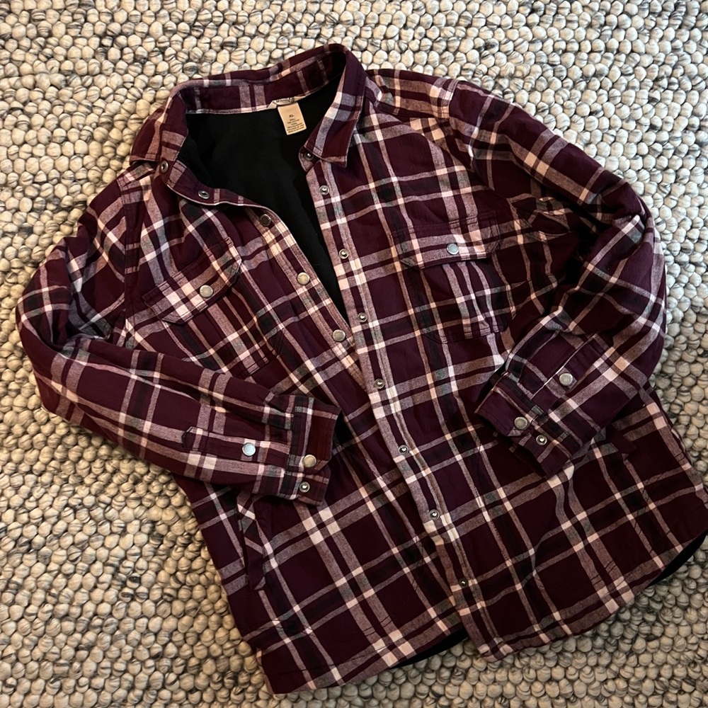 SOLD Duluth Trading fleece lined jacket